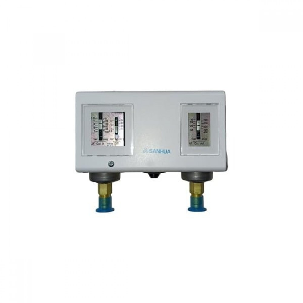 Sanhua PS15AAL-S51 0.5-7 / 6-32 Bar Otomatik Resetli Kombine Presostat